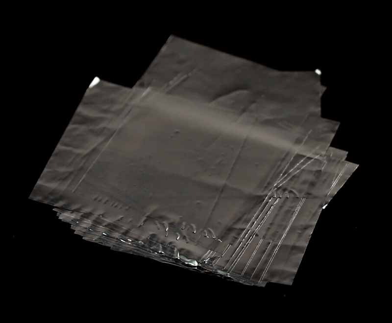 Tin Foil Squares Ultra-Light Weight 22 x 22mm pack of 100